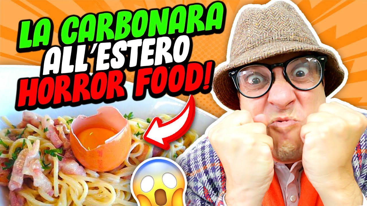 RICETTE DELLA CARBONARA ALL'ESTERO 😱😡