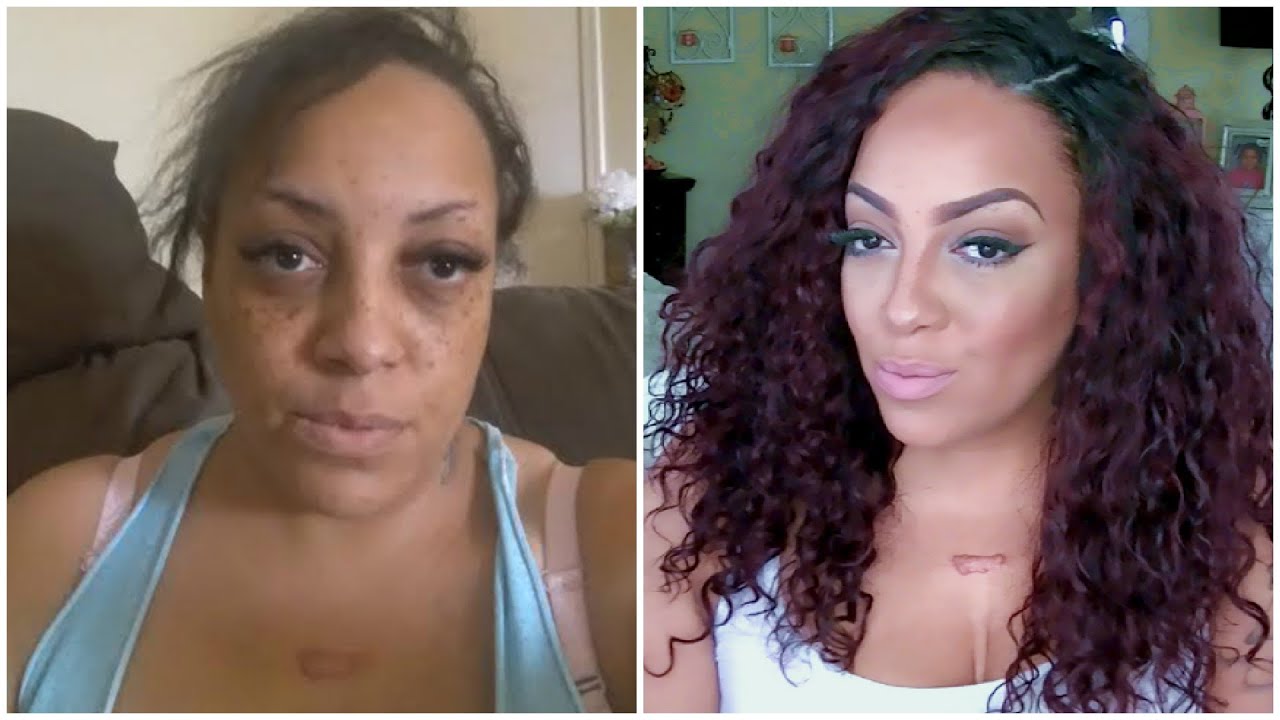 BEFORE & AFTER Beauty On A Budget Running Late Makeup Look
