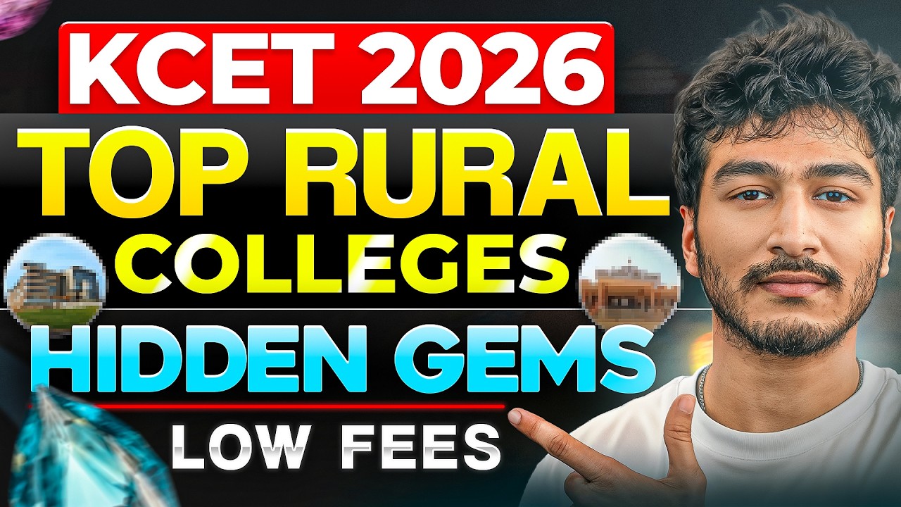 KCET 2026 Best Hidden Colleges 🔥 Low Fees + High Placements + Great ROI