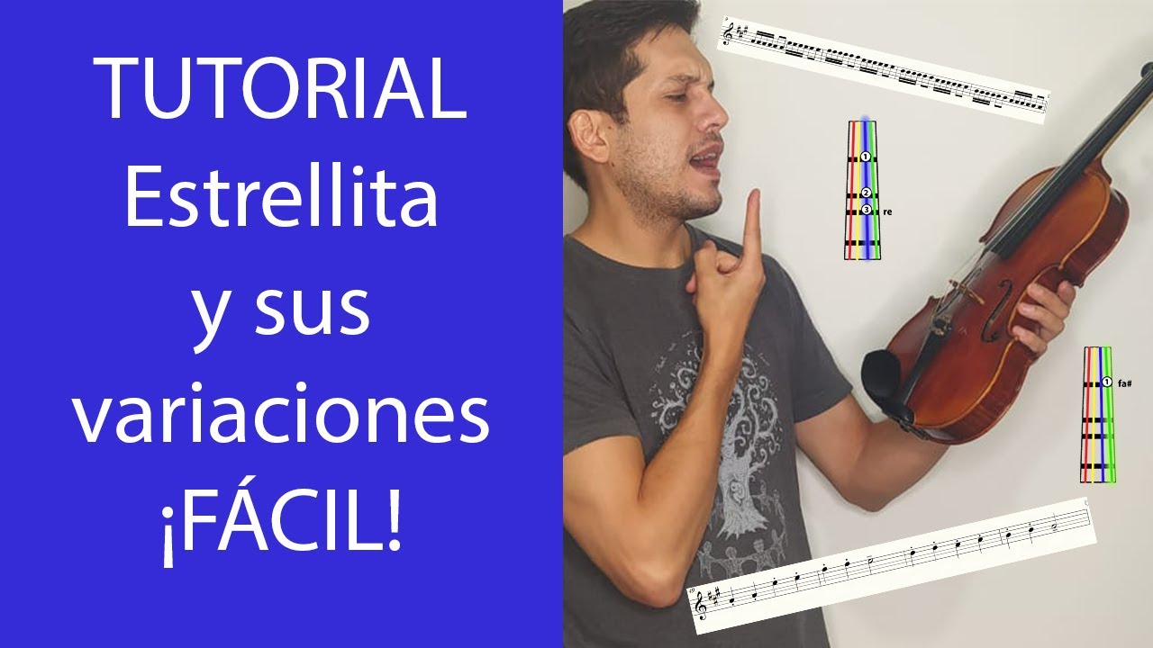 Tutorial violín - Estrellita y variaciones