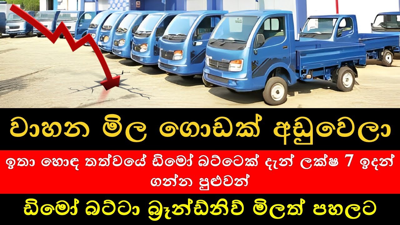 වාහන මිල ගොඩක් අඩු වෙලා ඩිමෝ බට්ටෙක් දැන් ලක්ෂ 07 ඉදන් ගන්න පුළුවන් | Dimo Batta New Price