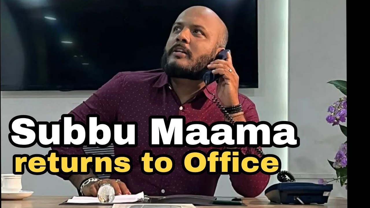 Subbu Maama returns to Office | Kannada Comedy Video | Pavan Venugopal