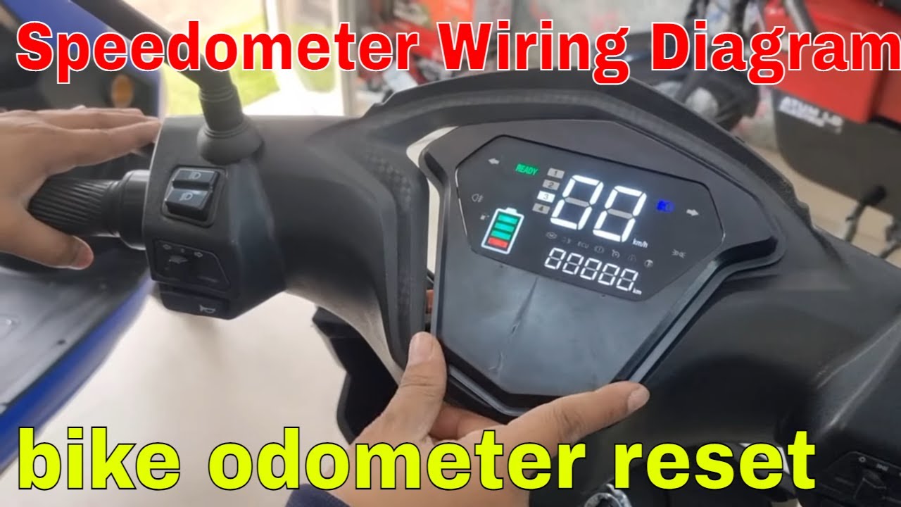 E Bike Speedometer Wiring Diagram ?e bike odometer reset  |ebike display review in Hindi