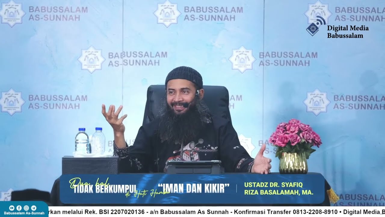 Dua Hal Tidak Berkumpul di Hati Hamba : Iman dan Kikir - Ustadz DR Syafiq Riza Basalamah MA
