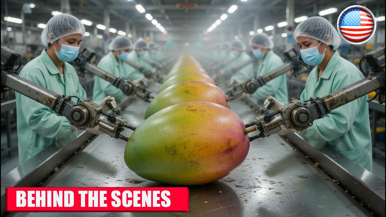 Inside a Modern Mango Juice Factory: From Farm to Fresh Juice (The Full Process)