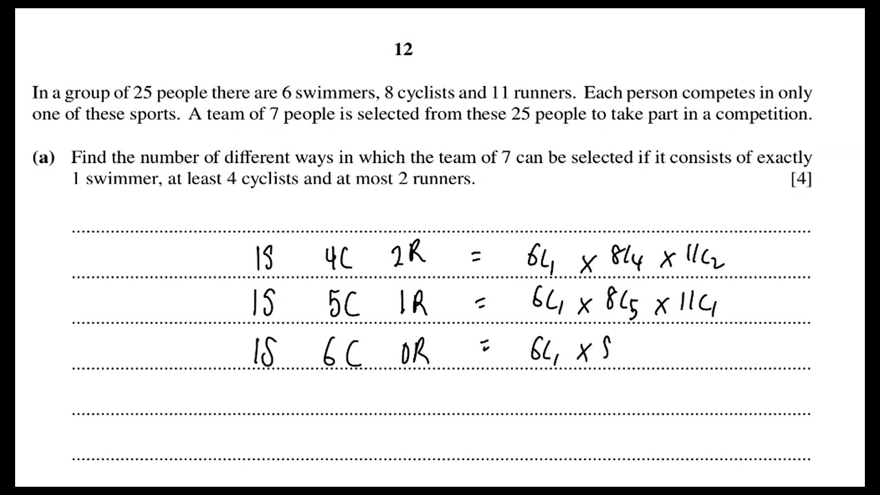 A-Level Math: Paper 52 Statistics 1 | Question 5 & 6 (Part 3)