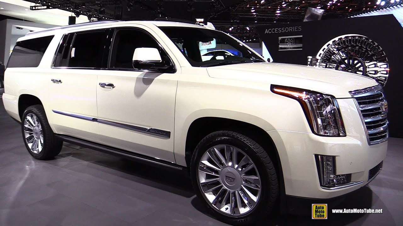 2015 Cadillac Escalade Platinum - Exterior and Interior Walkaround - 2015 Detroit Auto Show