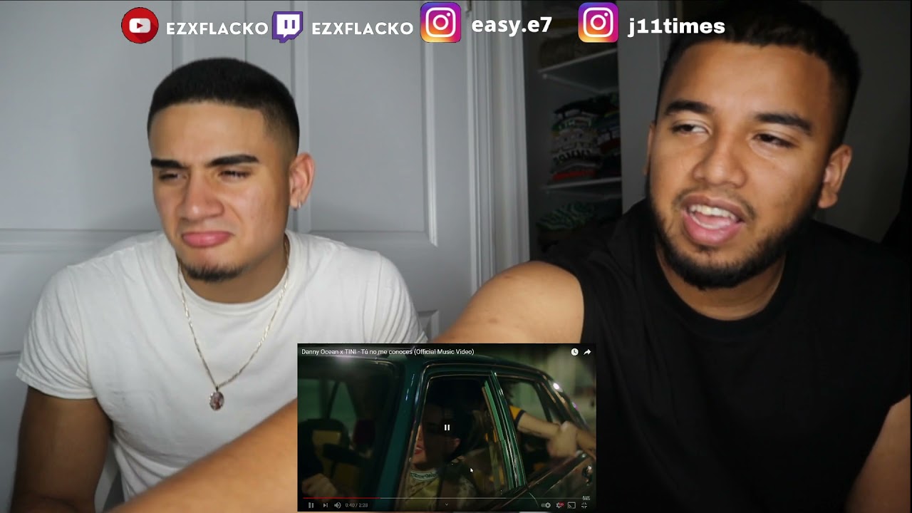 Danny Ocean x TINI - T&uacute; no me conoces (Official Music Video) | REACTION