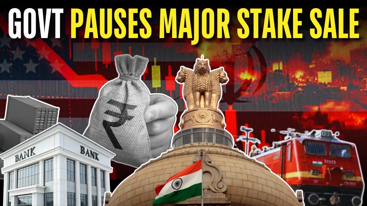 Govt's FY26 Stake Sale Targets At Risk As Iran War Triggers Extreme Market Volatility