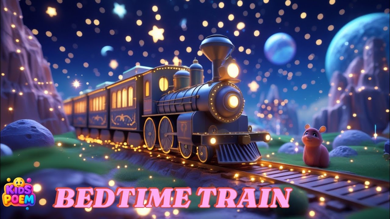 The Bedtime Train - Twinkle Time Lullaby Bedtime Story for Kids | nursery rhyme.