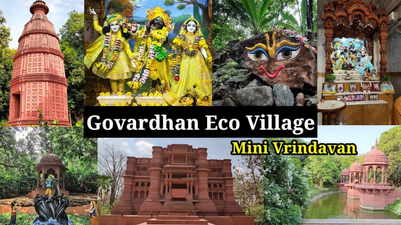 Eco Village Palghar| Govardhan Eco Village Wada|Mini Vrindavan Vlog| Palghar