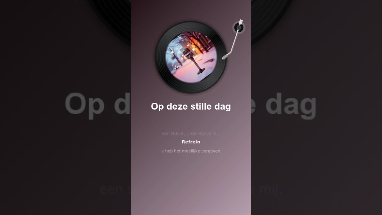 Op deze stille dag