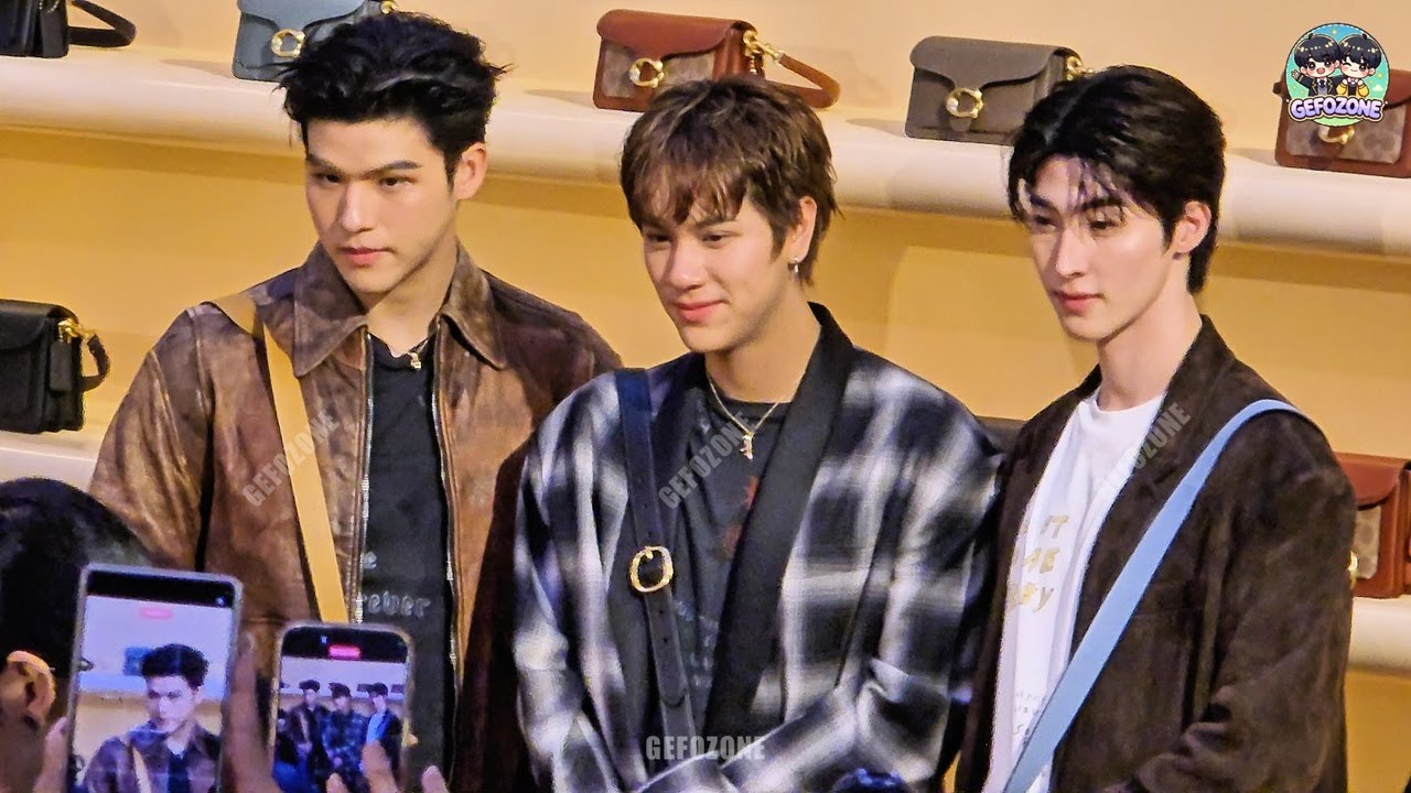 20250425 โฟกัส Nanon และ Sky | Coach Spring Pop-up #CoachNYxSky #CoachNYxNanon (+ Relax Music❤️❤️😆😆)