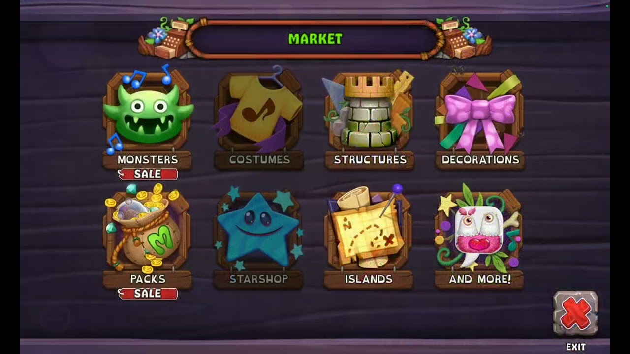 Playing my singing monsters