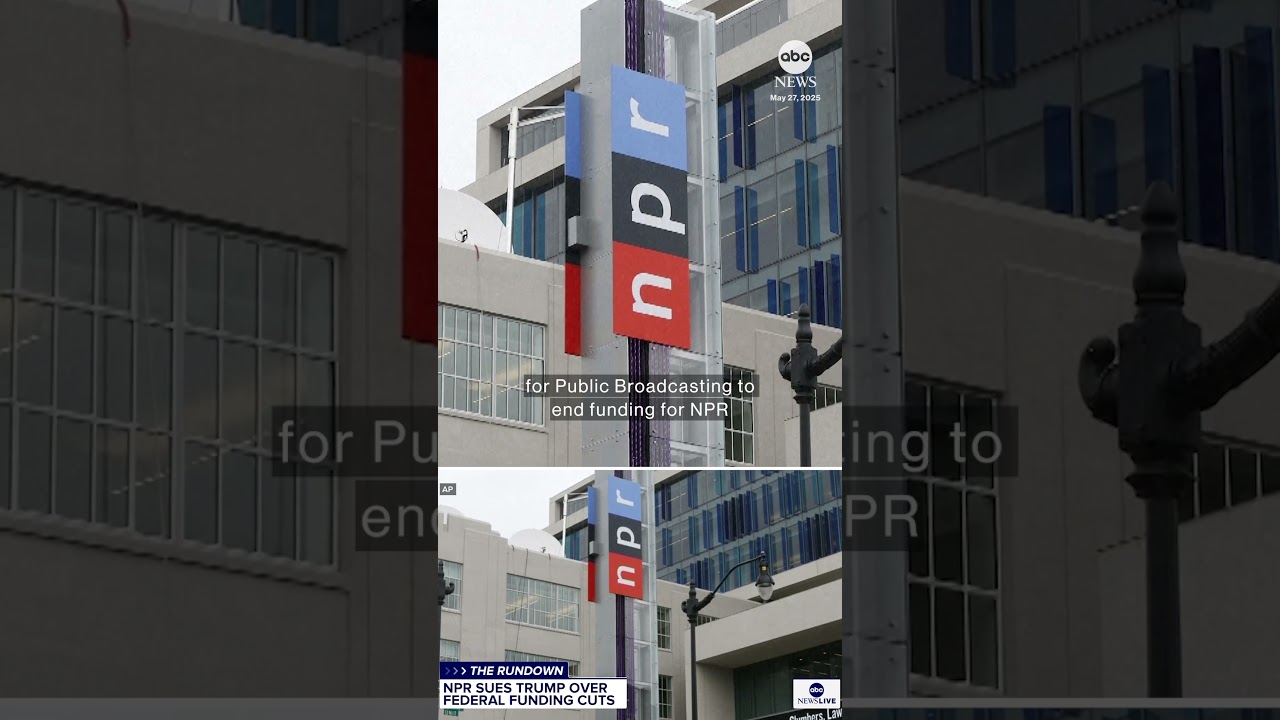 NPR sues Trump administration over federal funding cuts