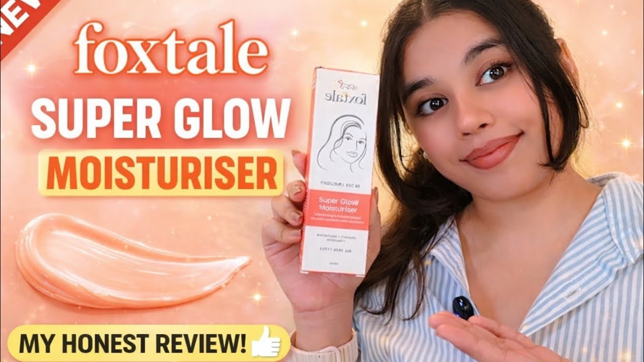 Unboxing Foxtale super glow moisturiser | Nykaa pink hot sale recommendations | #foxtale #skincare 