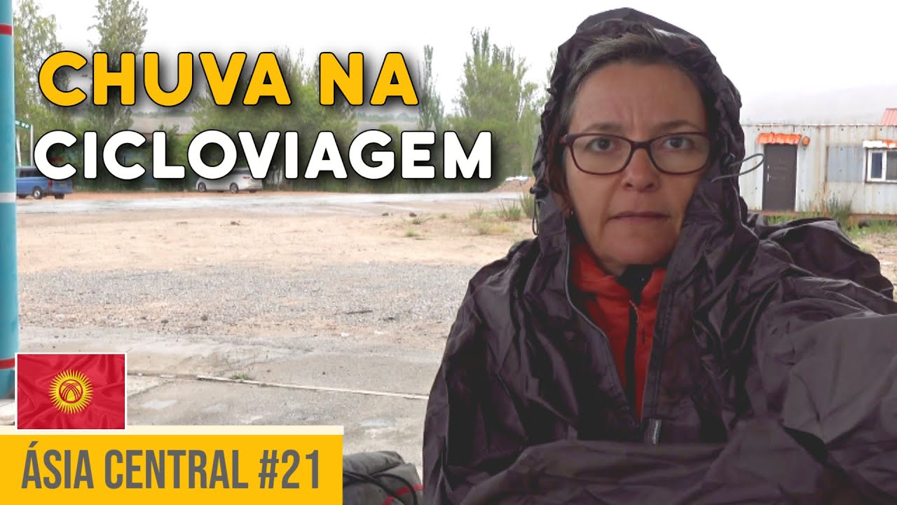 VALE A PENA PEDALAR NA CHUVA? | AVENTURA de BICICLETA na ÁSIA CENTRAL #21