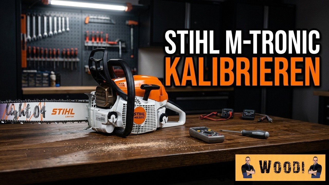 Stihl MS 261 C-M -  Kalibrierung der M-Tronic einfach erklärt (Anleitung)