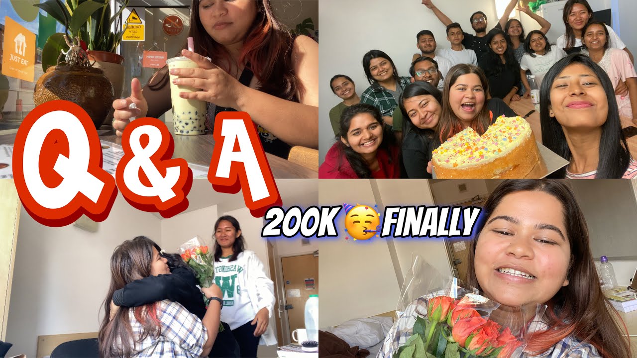 Q& A | 200k celebration | Abroad study?