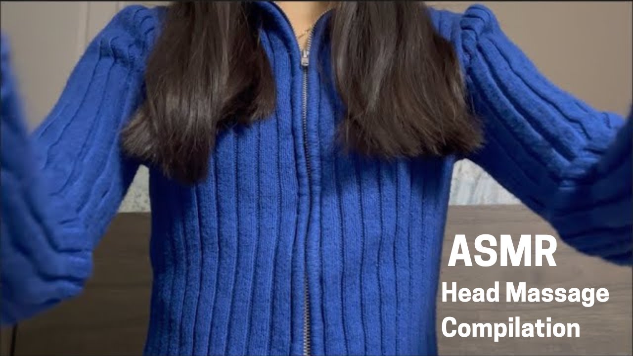 ASMR Fast Head Massage Compilation (Roleplay, Hair Brushing, Layered Sounds)