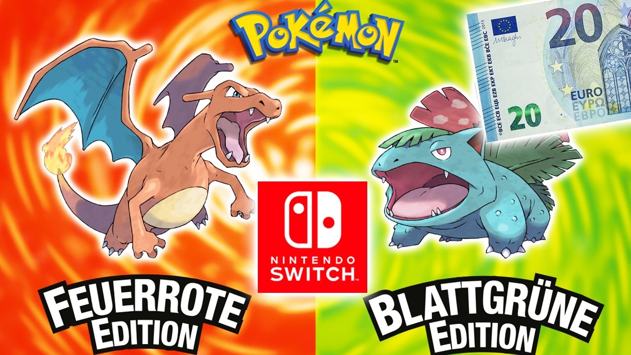 POK&Eacute;MON FEUERROT/BLATTGR&Uuml;N f&uuml;r 19,99 &euro; im Switch eShop... 💵 Stark oder Abzocke?!