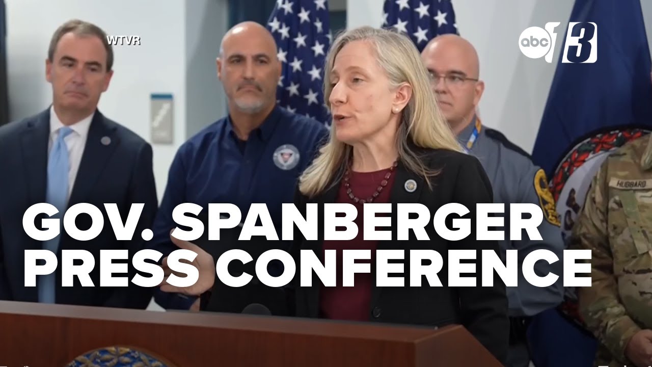 Gov. Spanberger holds press conference on state response for the winter weather expected