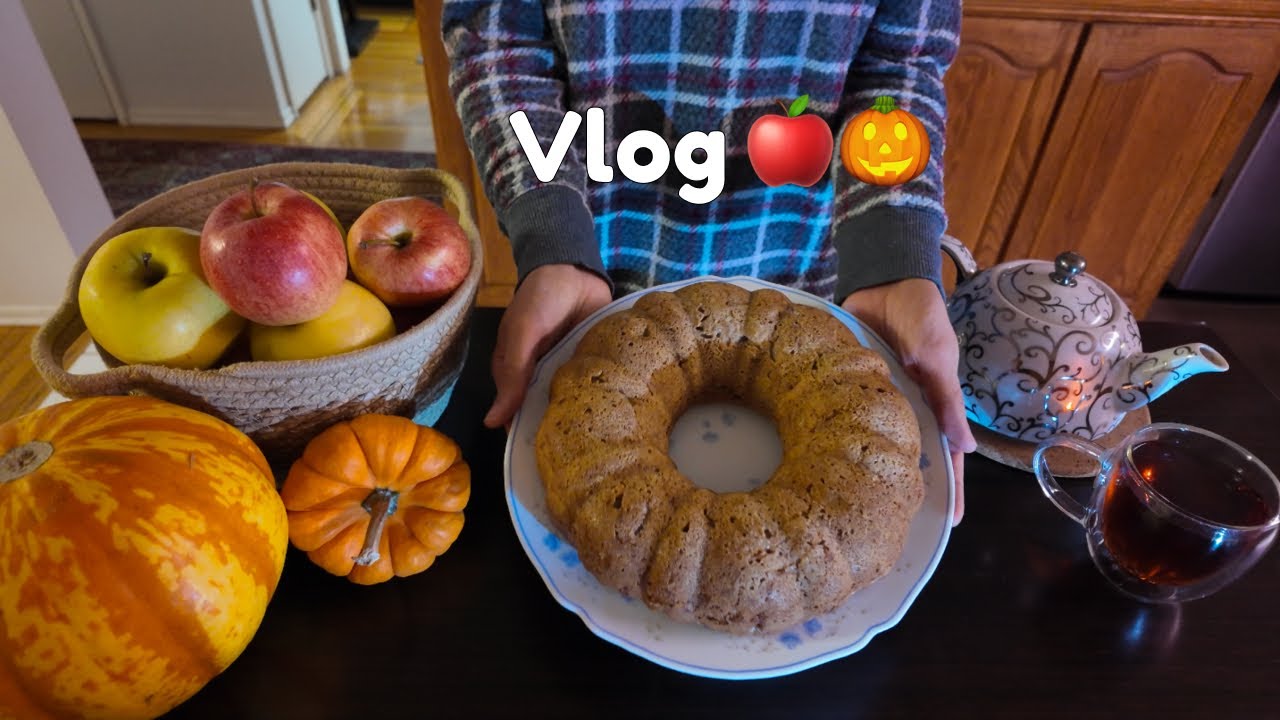 Thanksgiving Vibes | Pumpkin Patch 🎃, Baking Apple Cinnamon Cake 🍎 & Roasted Turkey 🦃