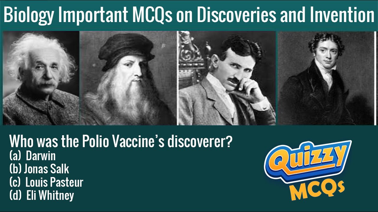 Biology MCQs of Important Discoveries and Inventions | Most Important NEET MCQs | MDCAT ETEA MCQs