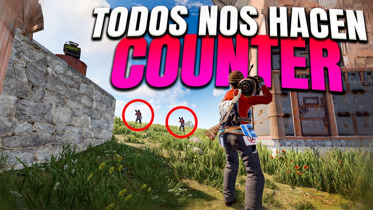 Nos HACE COUNTER RAID TODO el SERVER - RUST - Gameplay español