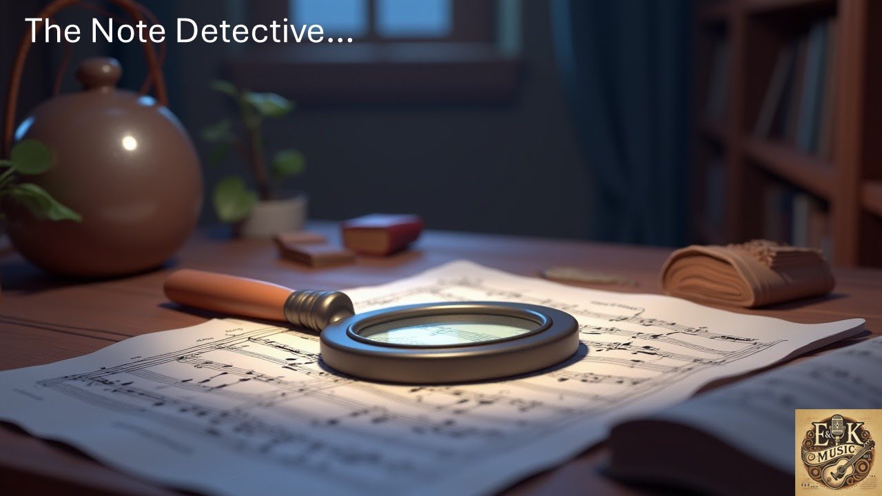 The Note Detective👉 The Note Detective 🔍🎶 Music Mystery Game for Kids | E&K Music Studio