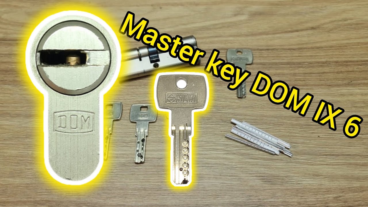 Отмычка самоимпрессия DOM IX 6 Германия Master key