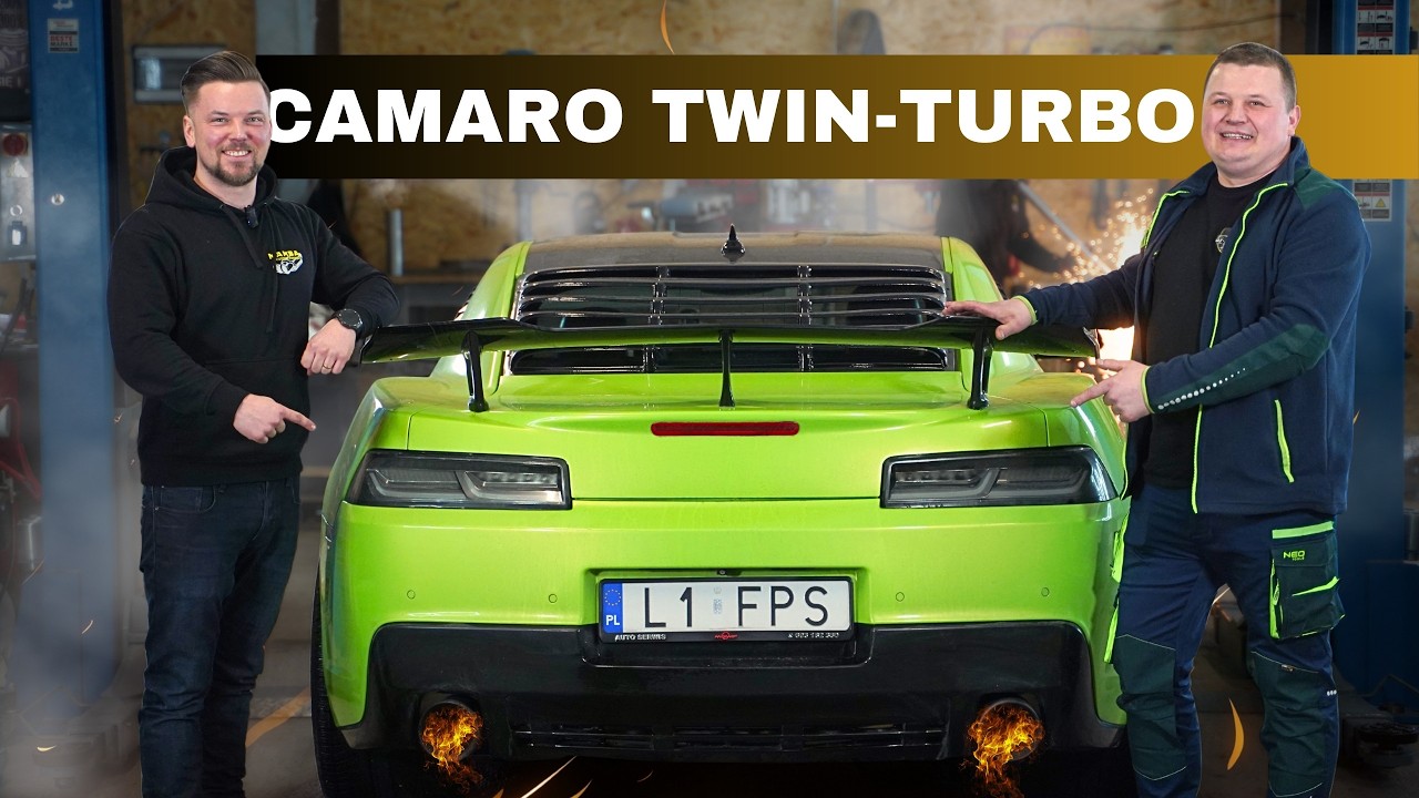 Camaro 650 KM i 1000 NM- ten wydech to czyste szaleństwo 🔥