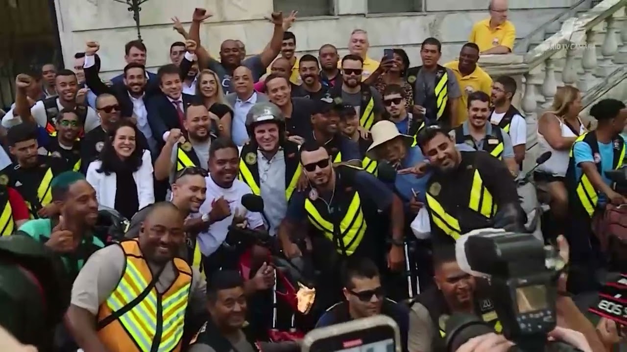 Prefeitura do Rio lança aplicativo Moto.Rio para serviço de mototáxi na cidade