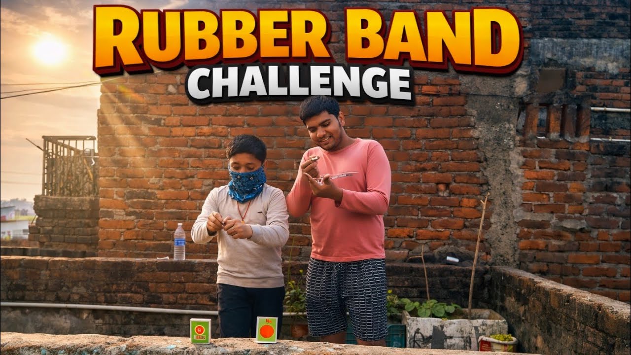 Rubber Band CHALLENGE 🎯Matchbox par Nishana Lagao aur Jeeto 🏆🔥