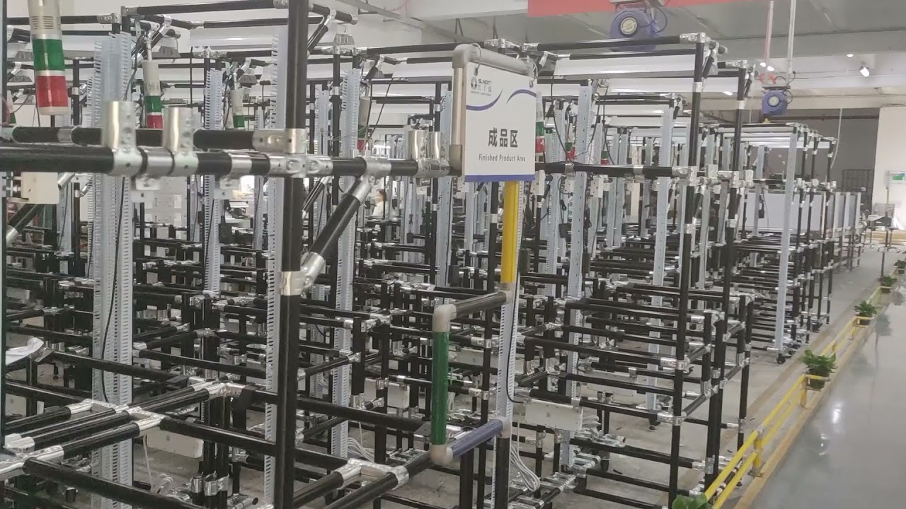 Flexible pipe racking system