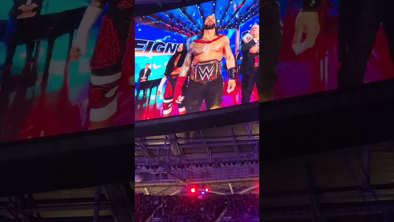 Roman Reigns Entrance Wrestlemania 39 ☝🏾