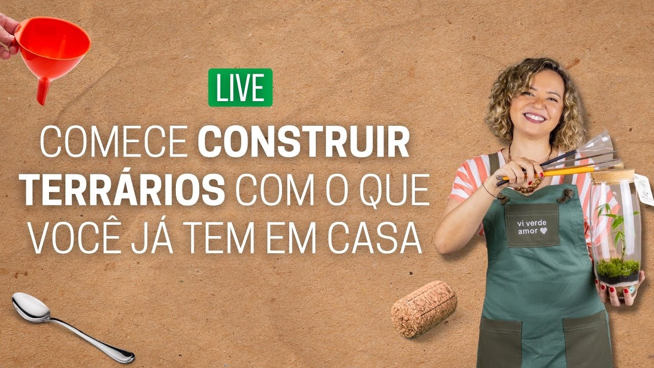 COMECE CONSTRUIR TERRÁRIOS COM O QUE VOCÊ JÁ TEM EM CASA