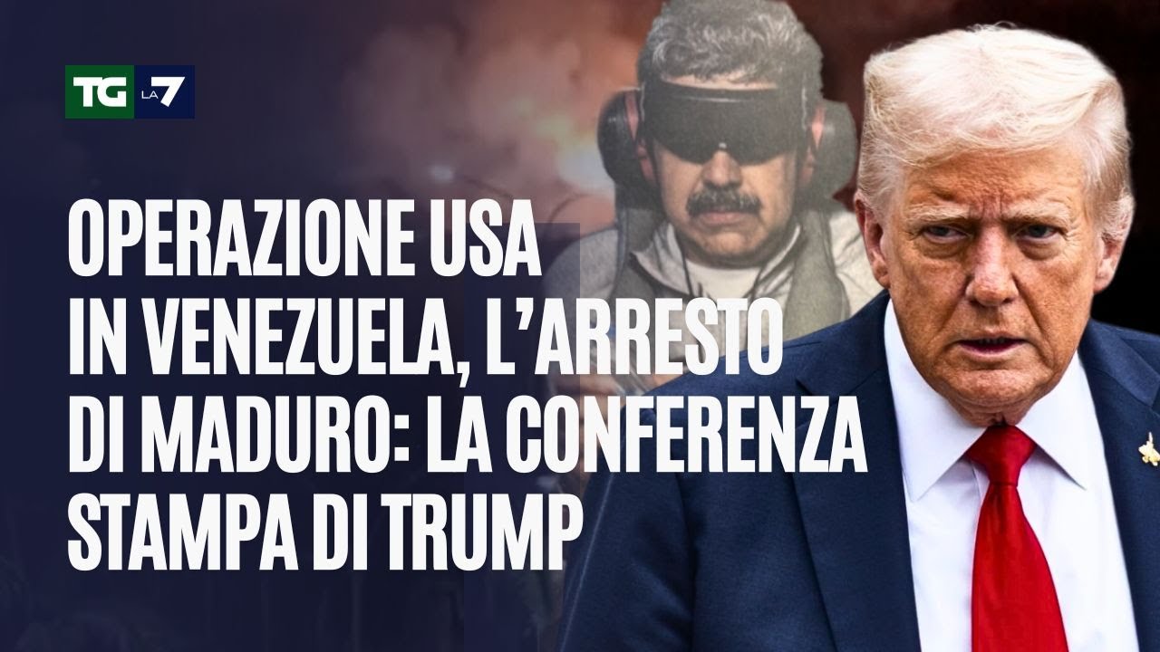 Operazione Usa in Venezuela, l&rsquo;arresto di Maduro: la conferenza stampa di Trump