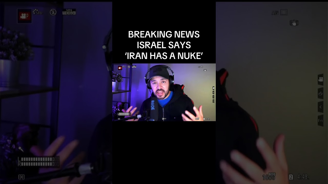 Breaking News: Israeli Prime Minister Netanyahu says Iran has Already Obtained a Nuclear Bomb