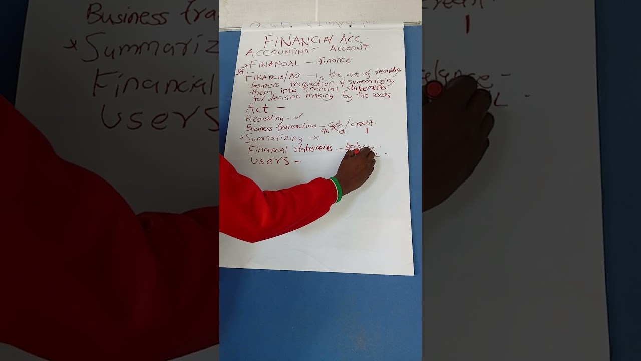 INTRODUCTION TO FINANCIAL ACCOUNTING I