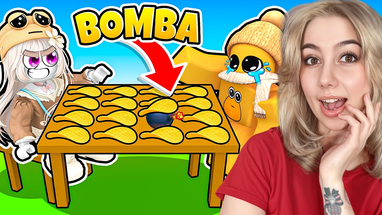 Roblox Bomb Chip Challenge cu POU !