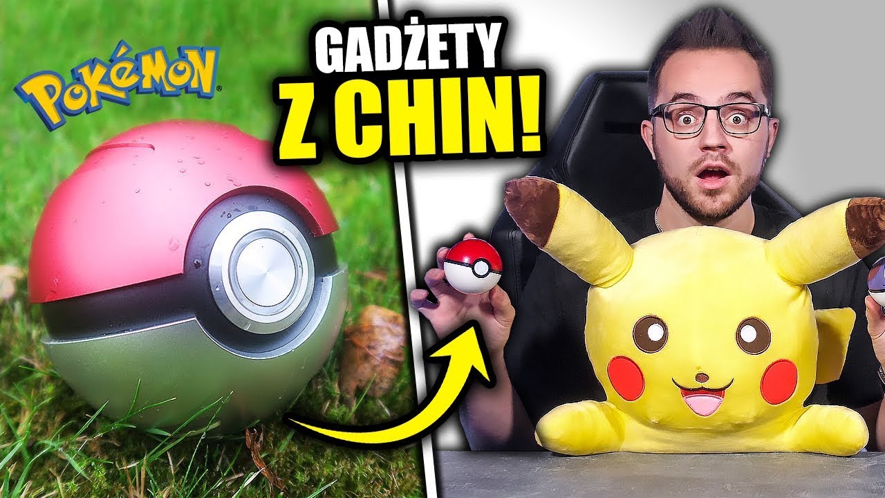 NAJLEPSZE GADŻETY Z POKEMONAMI Z CHIN! *Pikachu gigant*