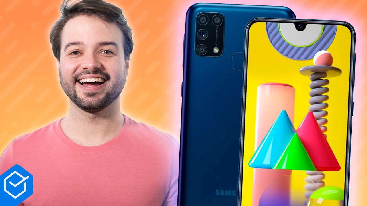 SAMSUNG GALAXY M31 //  um INTERMEDIÁRIO com 6000mAh de BATERIA e 128GB de armazenamento!