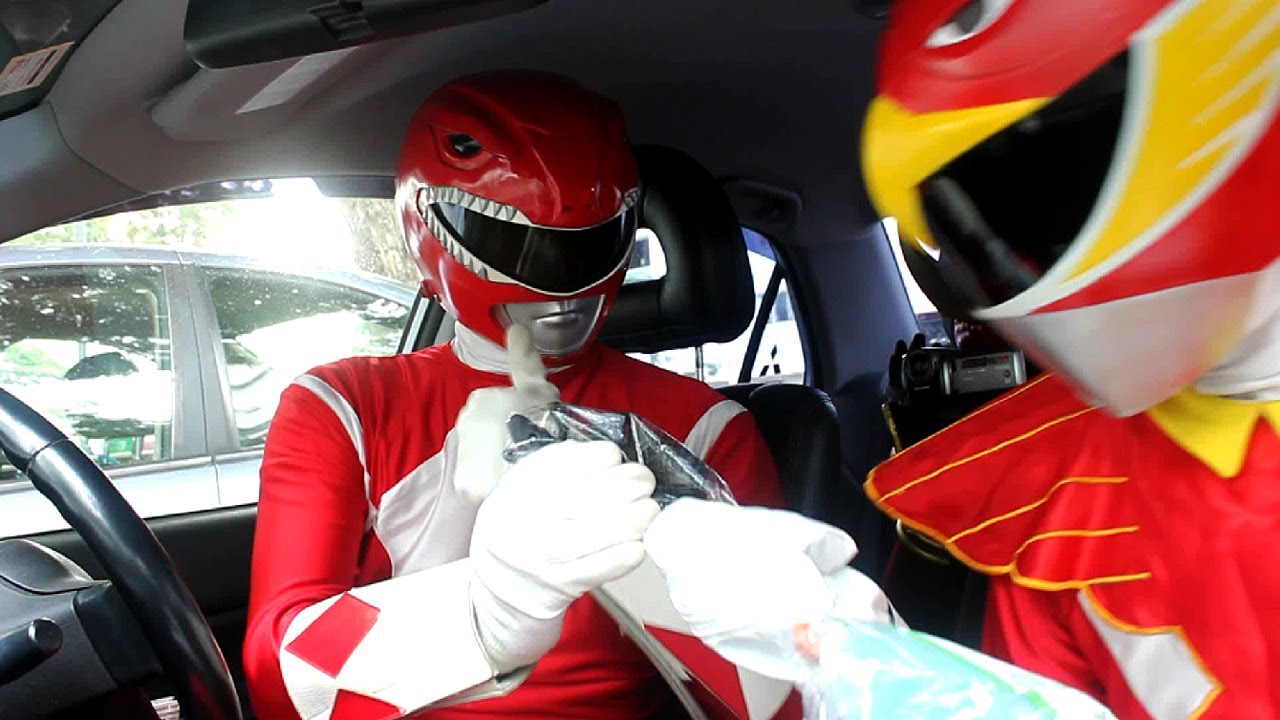 Superheroes McDonald Drive Thru