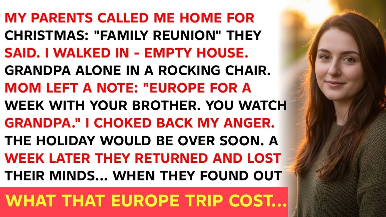 MY PARENTS CALLED ME HOME FOR CHRISTMAS: 