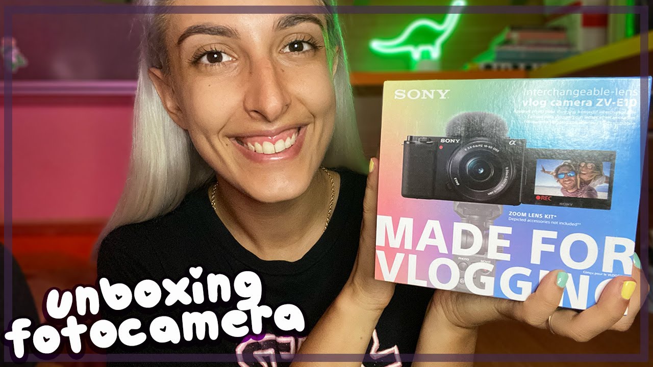 UNBOXING NUOVA FOTOCAMERA SONY ZV-E10! 😍 ASMR ITA