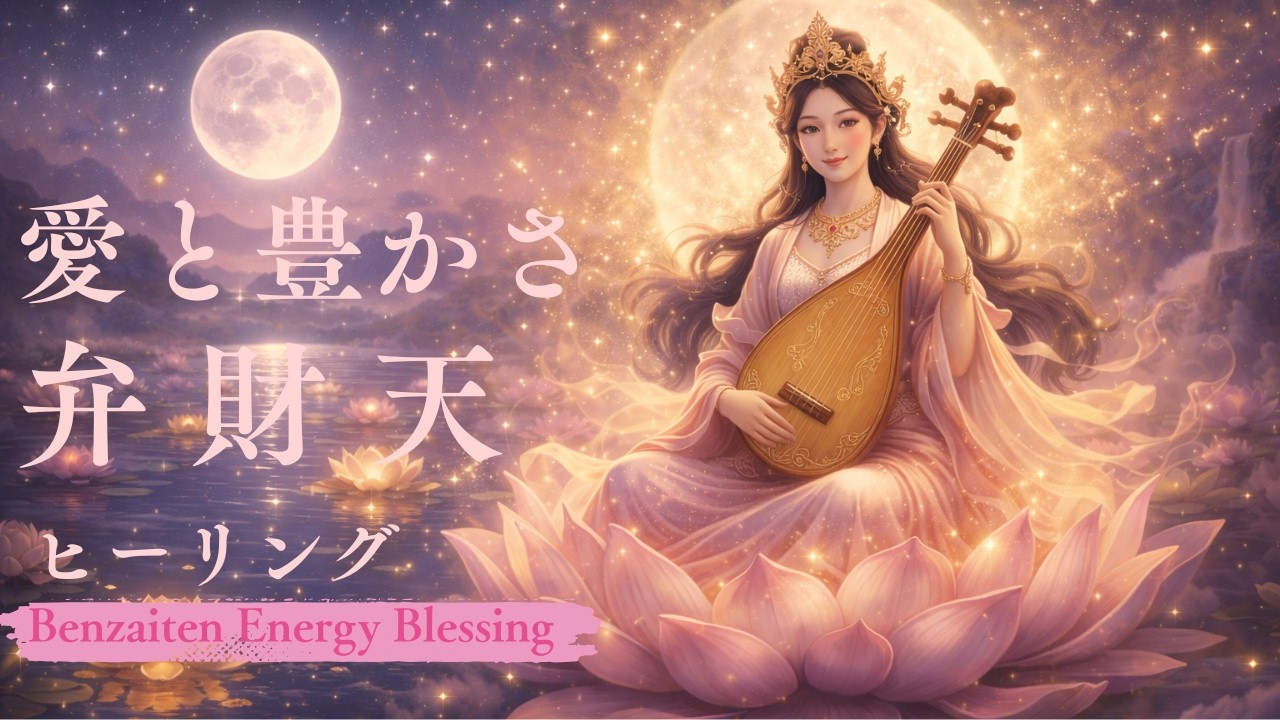 10分聴くだけ🪷愛と豊かさを呼び込む弁財天ヒーリング💖Benzaiten Energy Blessing 10min