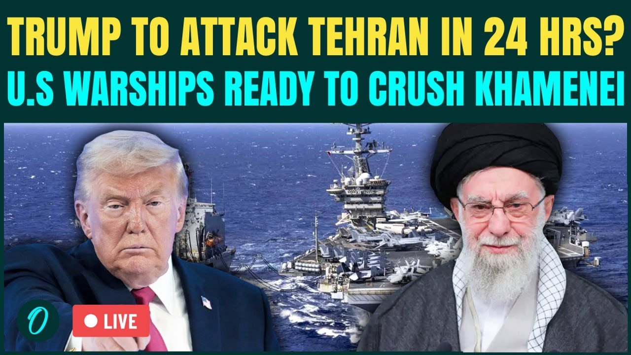 U.S vs Iran NUCLEAR War LIVE: Trump Deploys USS Abraham Lincoln, F-15s & Missile Defenses |Iran LIVE
