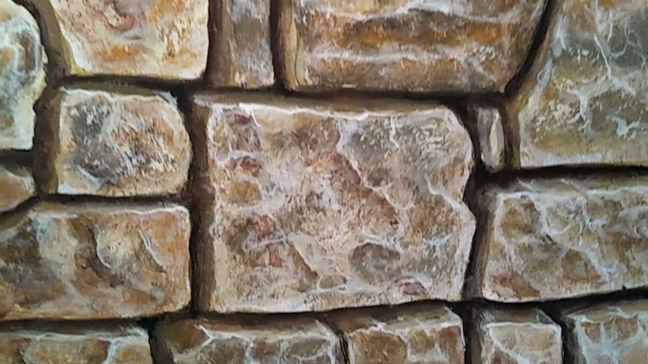 RAHASIA !! Cara Membuat Campuran Warna Batu Alam Biar Seperti Asli !! Motif Susun Batu 3D