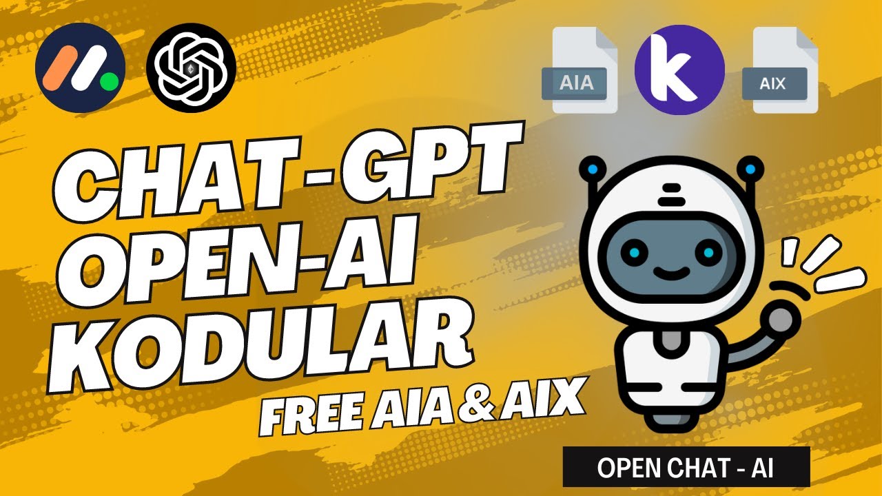 Chat GPT Open AI Kodular Free Aia & Extension l Kodular Tutorial With Demo App l MStore